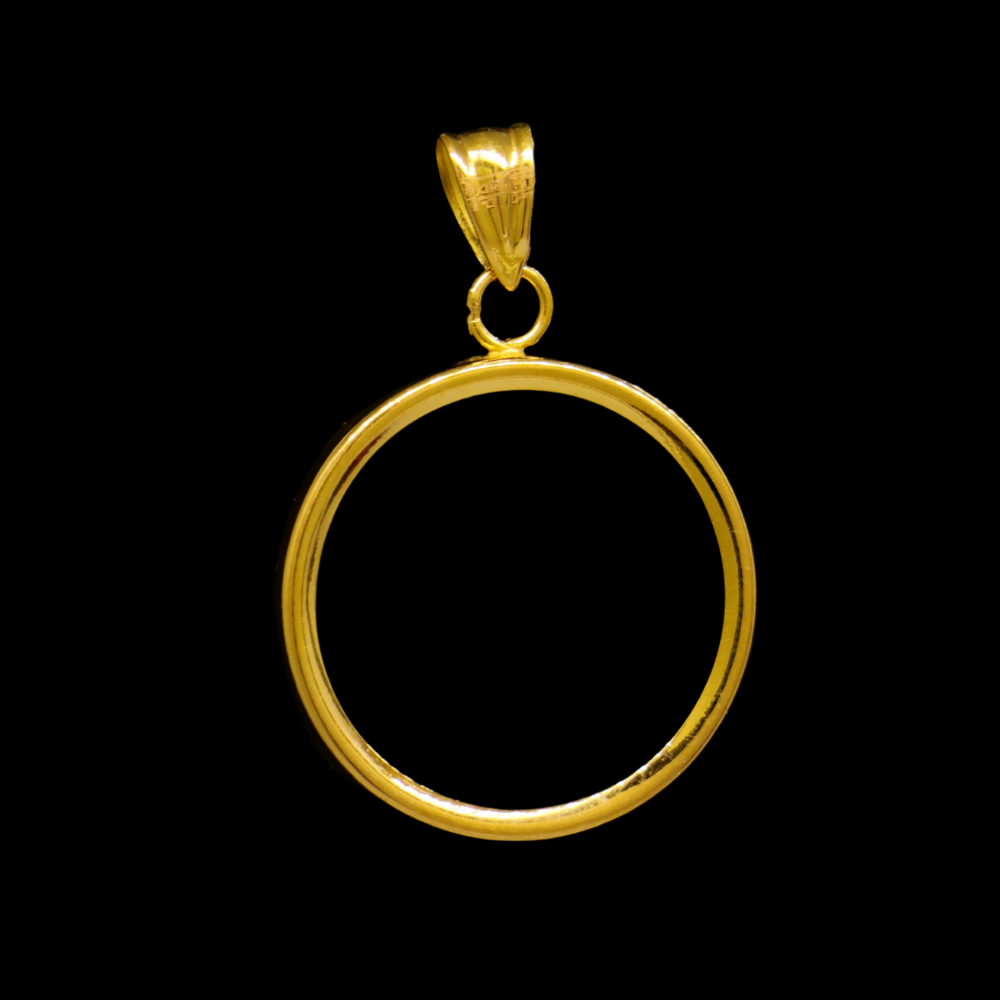 21K Gold Coin Frame