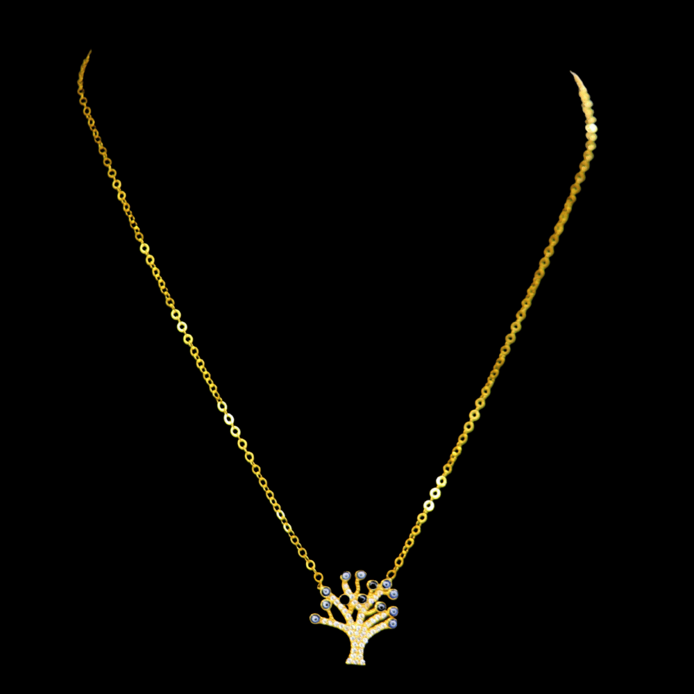 21K Gold Long Necklace - SW33573, style SW33573