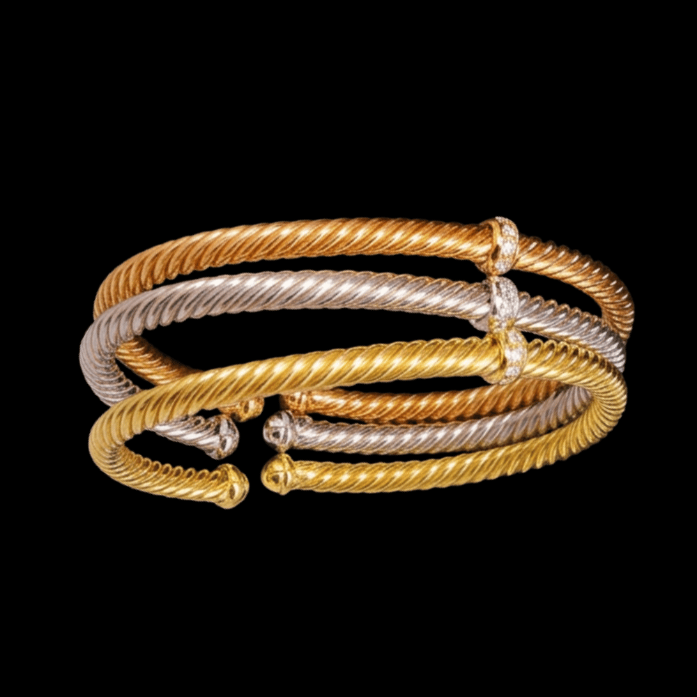 18k Gold Bangle Bracelet 