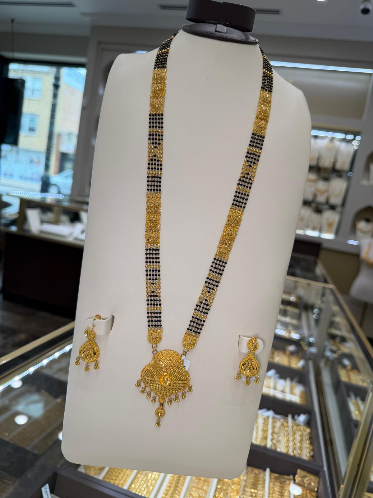 22K Gold Necklace Set   