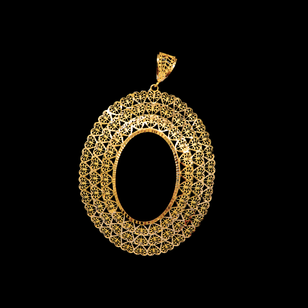 21K Gold Ounce Frame  