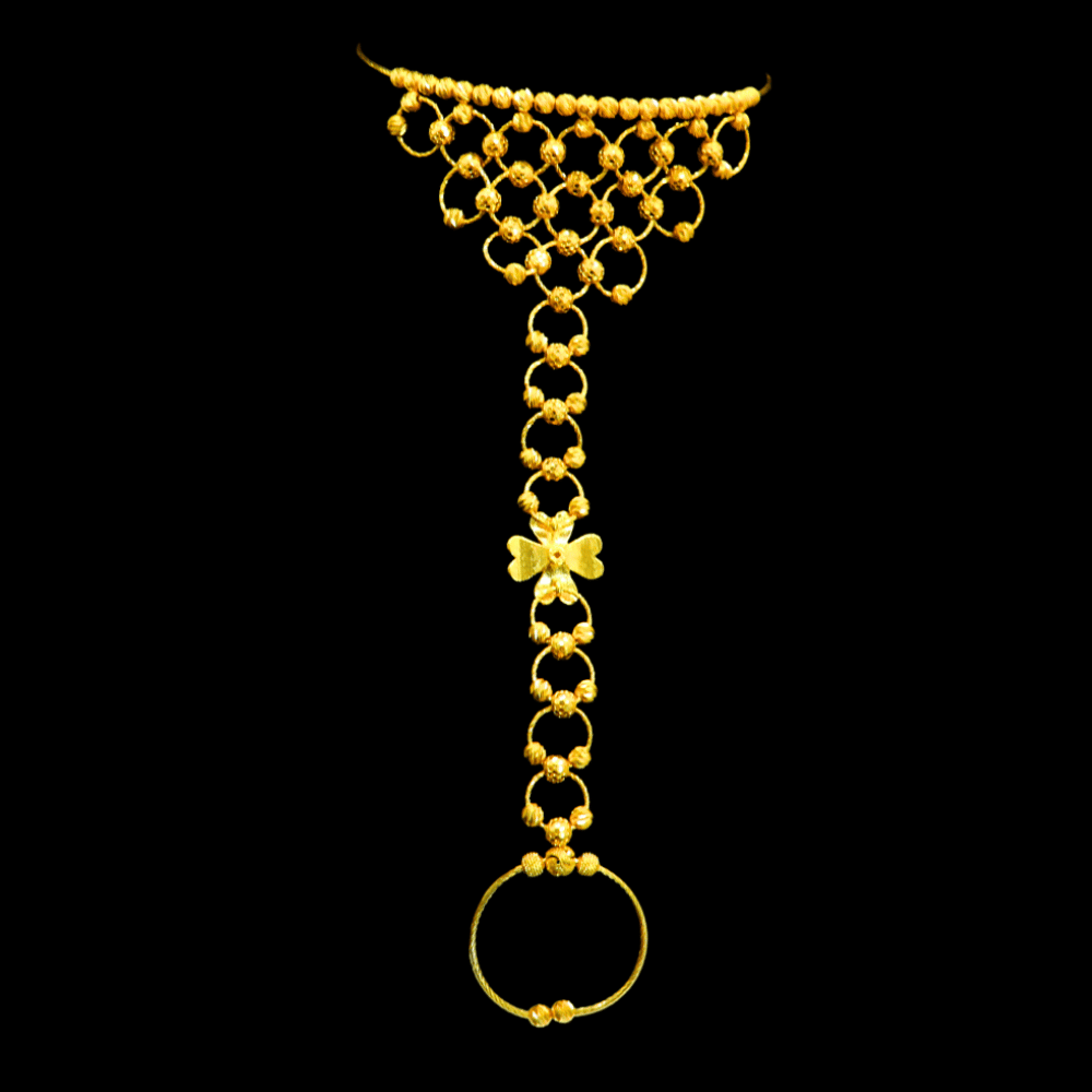 22k Gold Hand Bracelet 