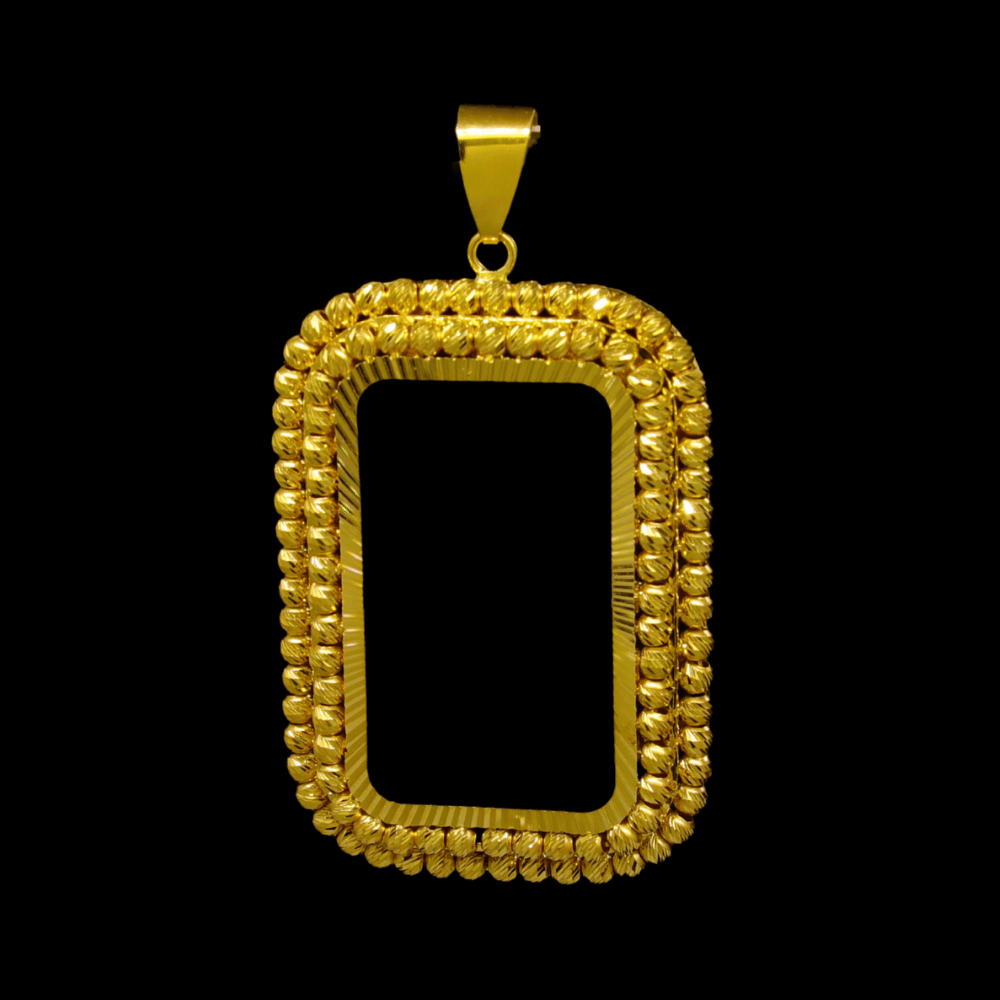 21K Gold Ounce Frame   