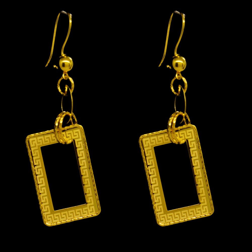 21K Gold Earrings