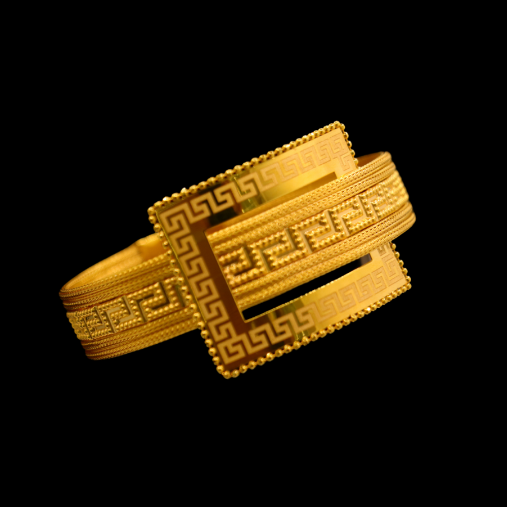 21K Gold Bangle Bracelet
