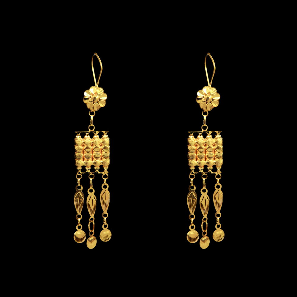 21K Gold Earrings    