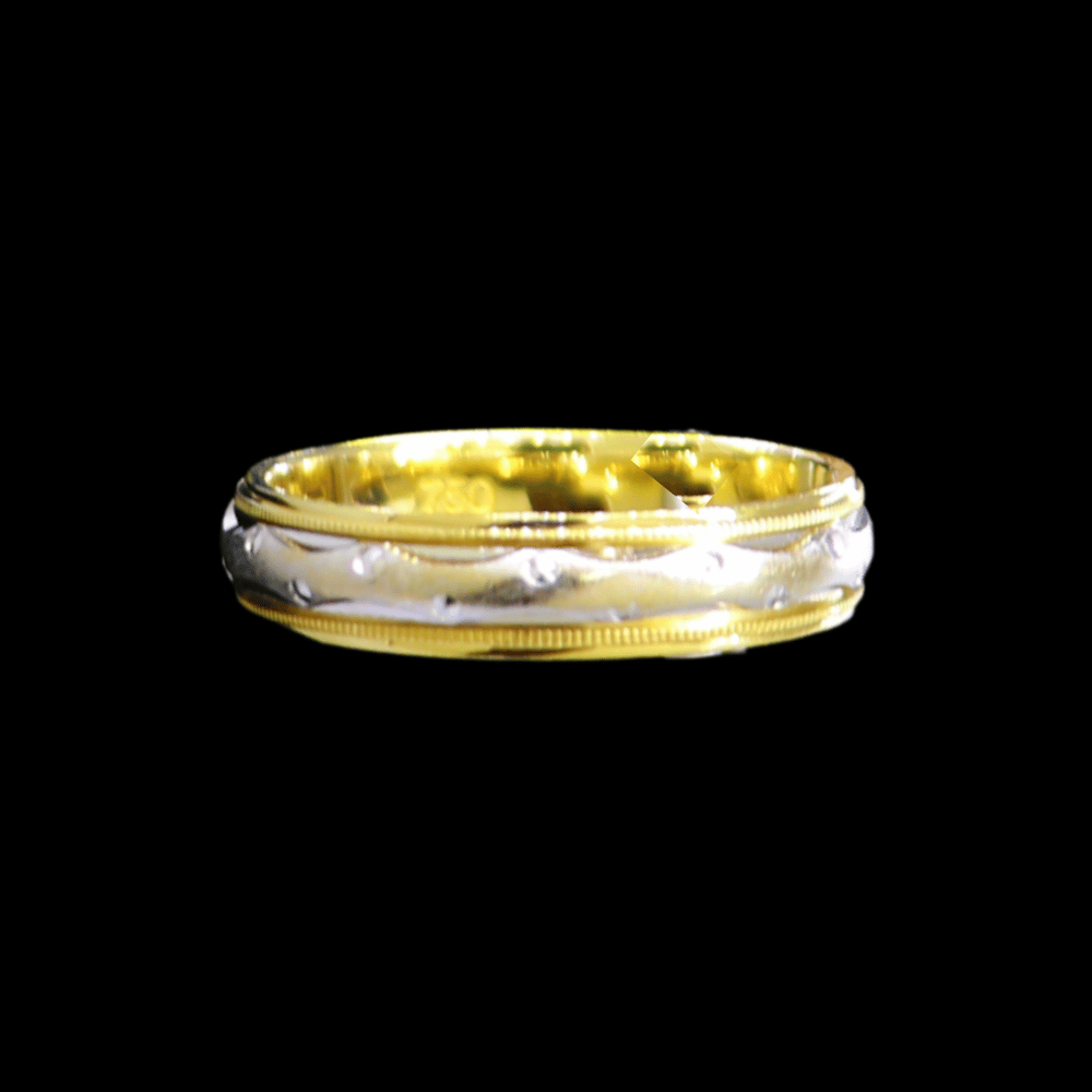 18K Gold Band Size 8.8