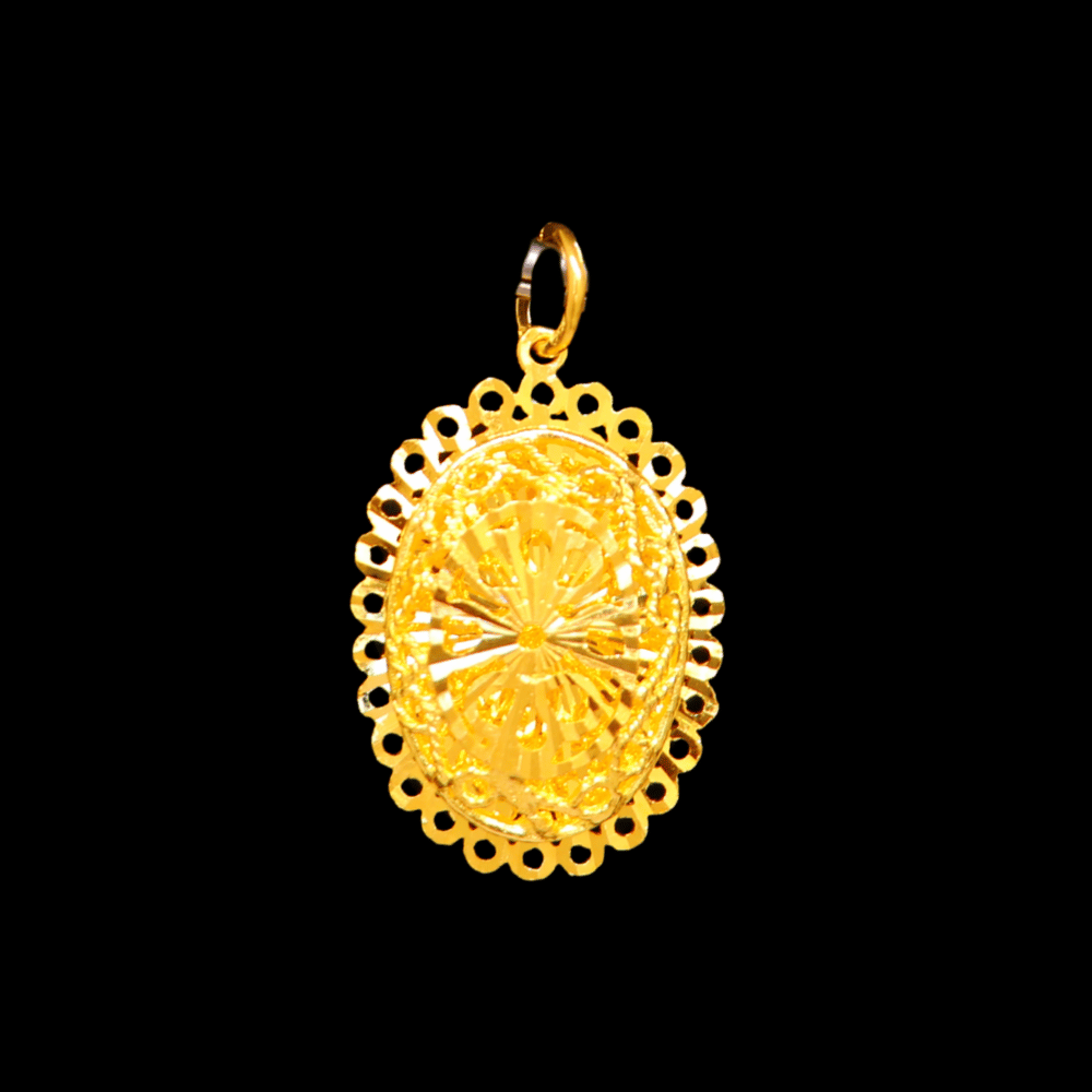 22k Gold Pendant 