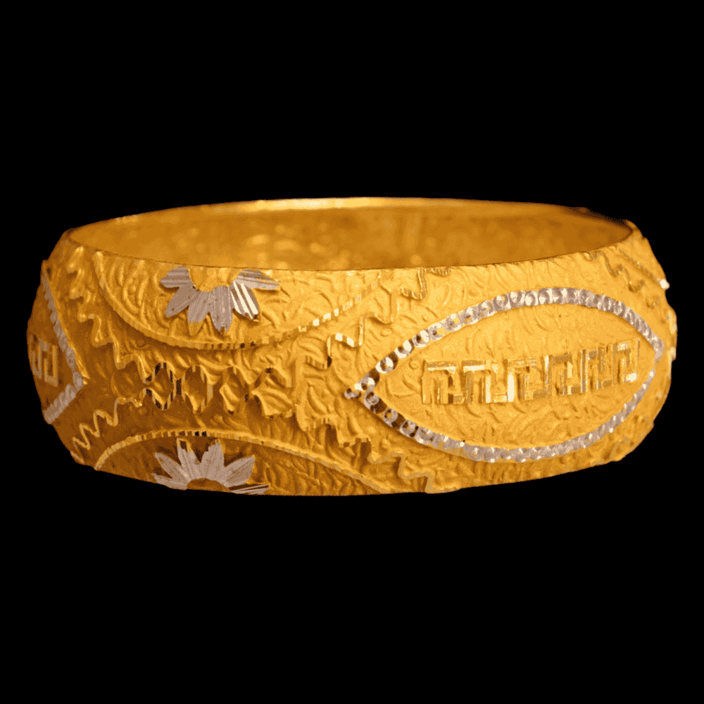 21K Gold Bangle (XL)