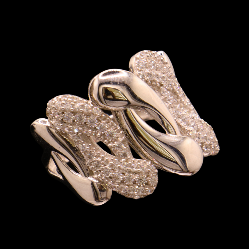 18K White Gold Ring