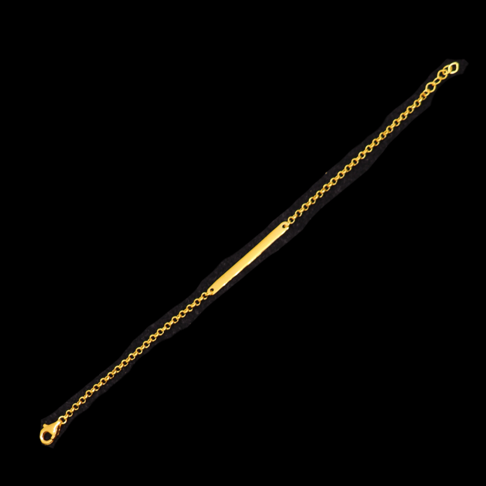 21K Gold Baby Bracelet     