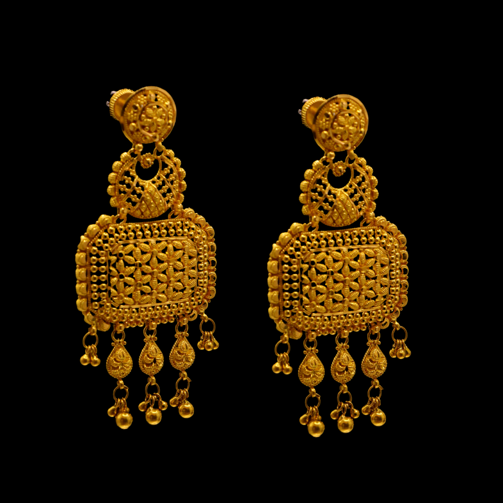 22K Gold Earring