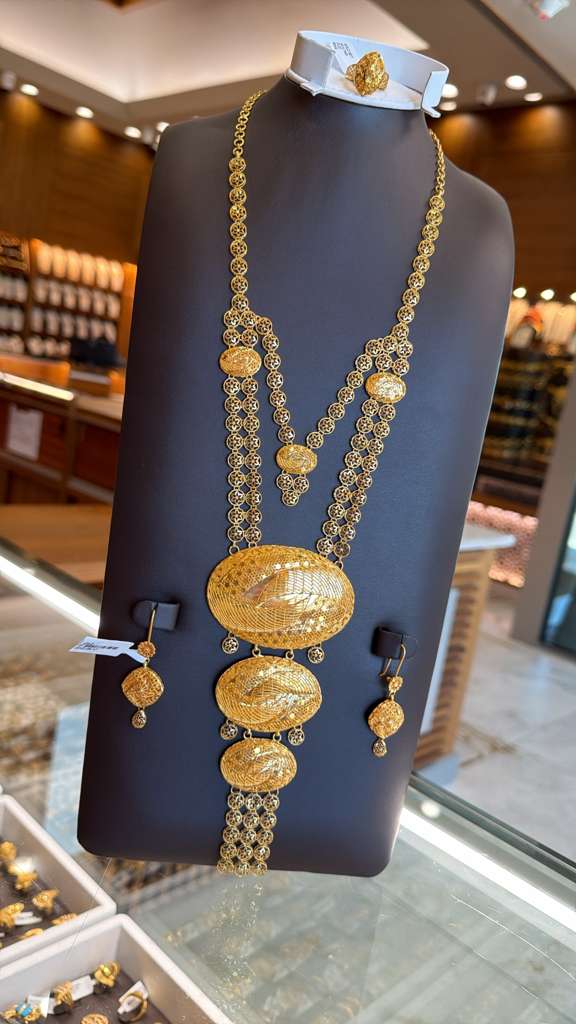 21K Gold Necklace  Set