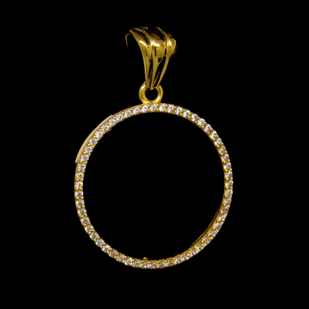 21K Gold Coin Frame  