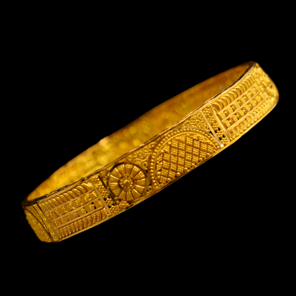 22K Gold Bangle Bracelet