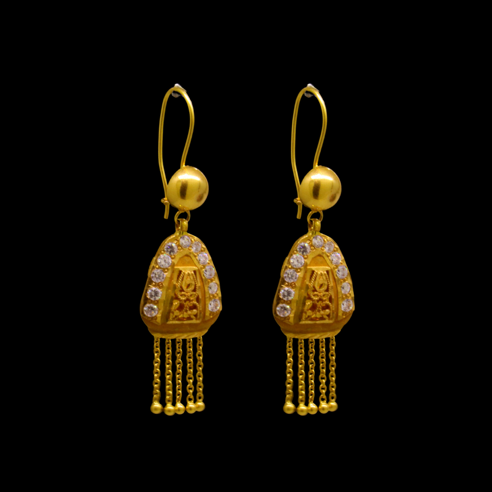21K Gold Earrings