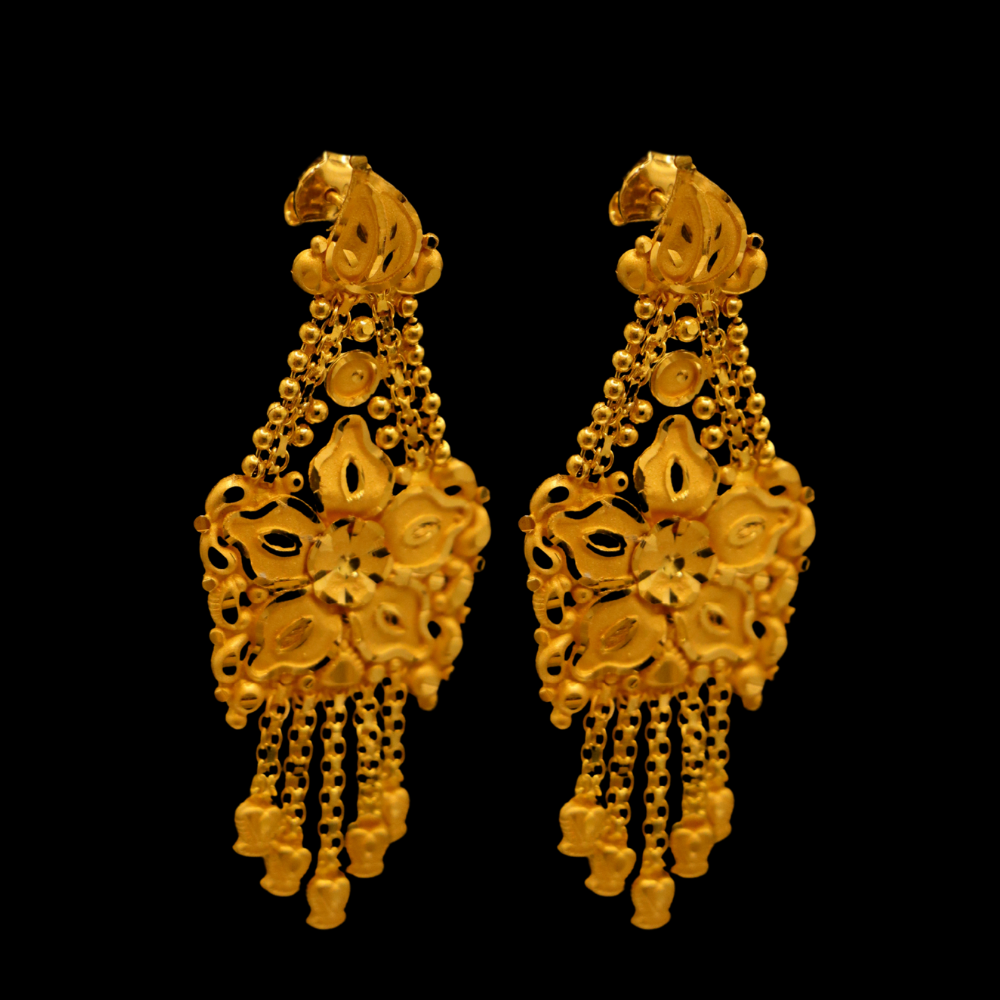 21K Gold Earrings