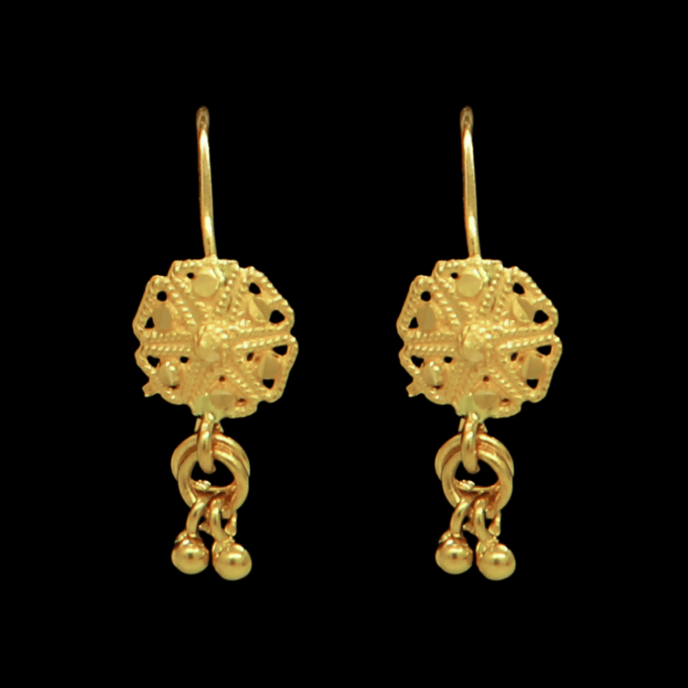 22K Gold Earrings        