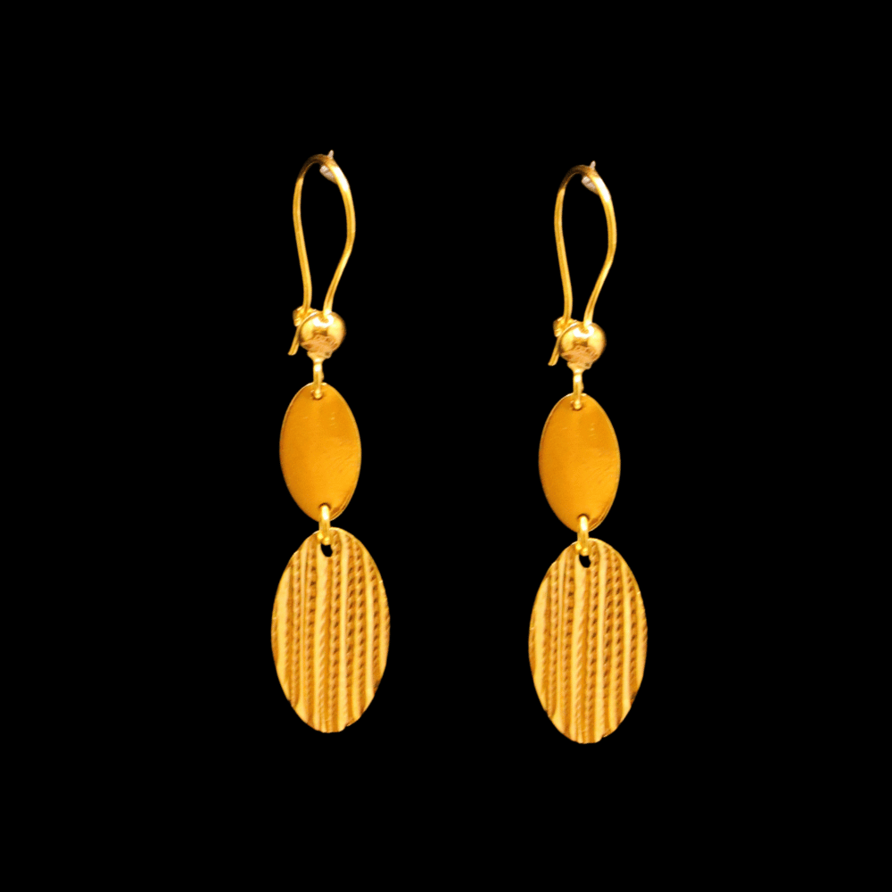 21K Gold Earrings