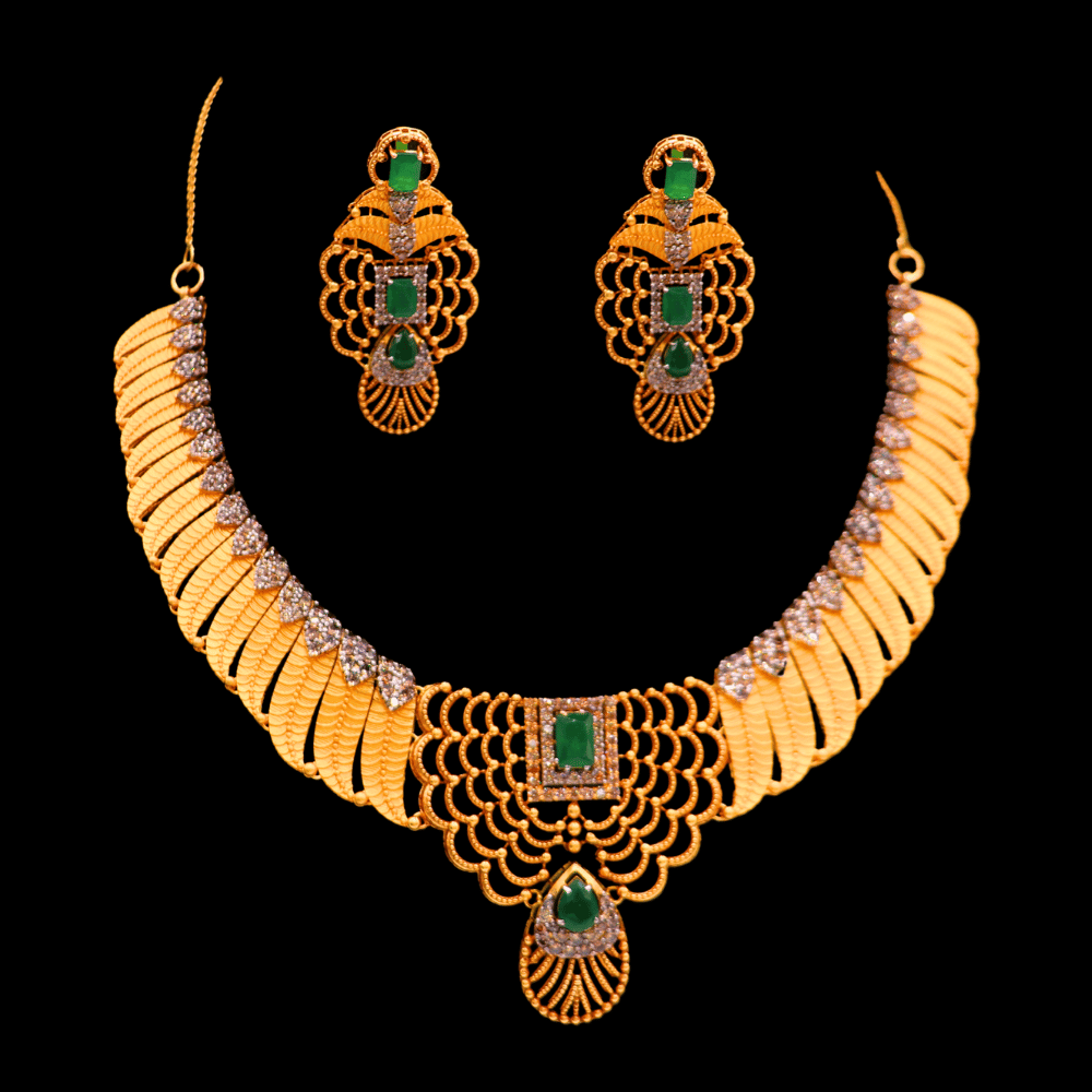 22K Gold Necklace Set  