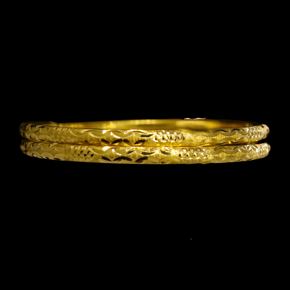 21K Gold Bangle Set (S)    