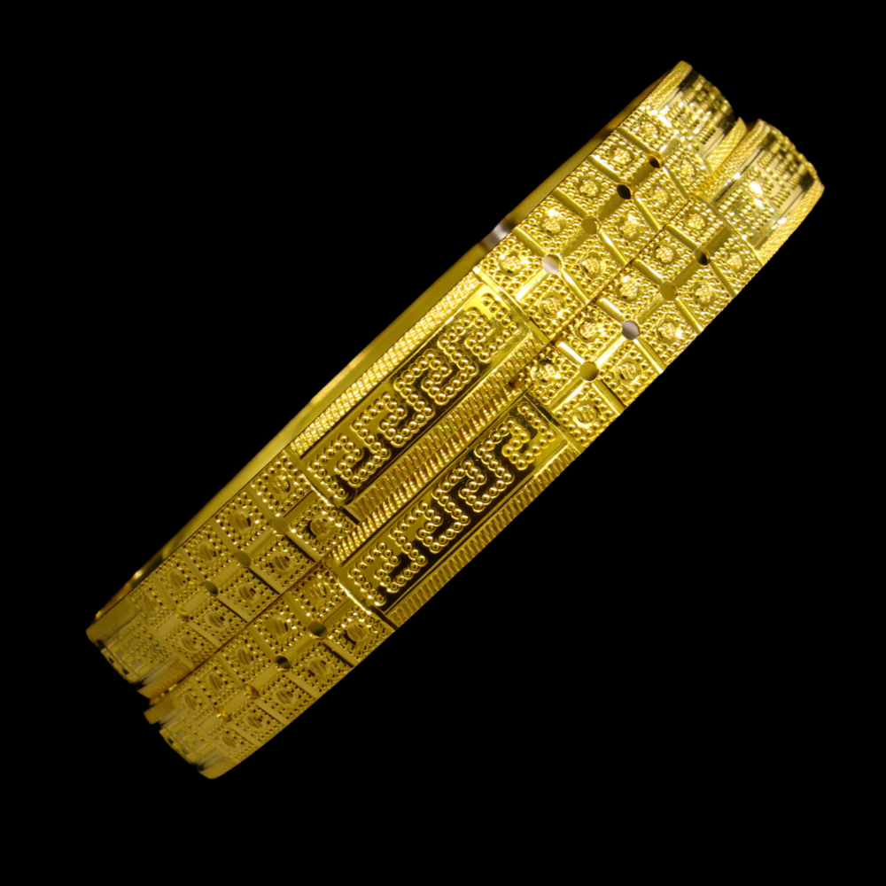 21K Gold Bangle Set (M)