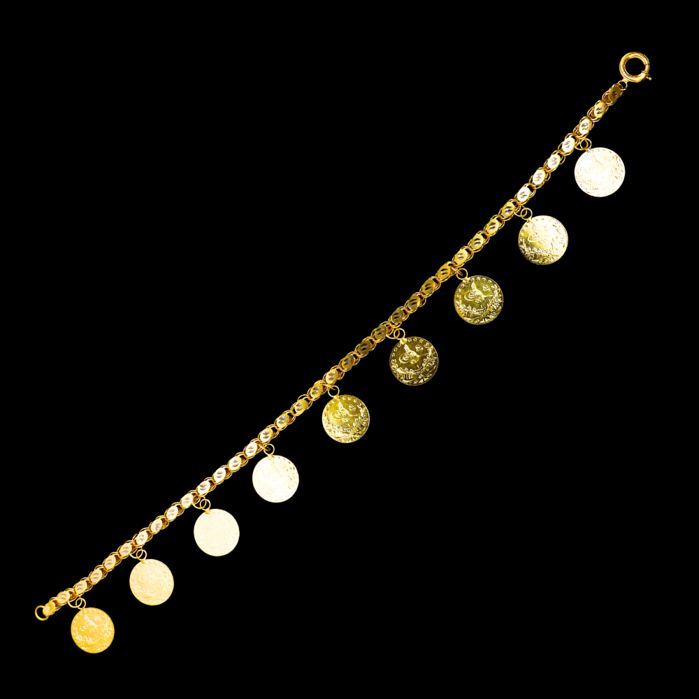 21K Gold Anklet     