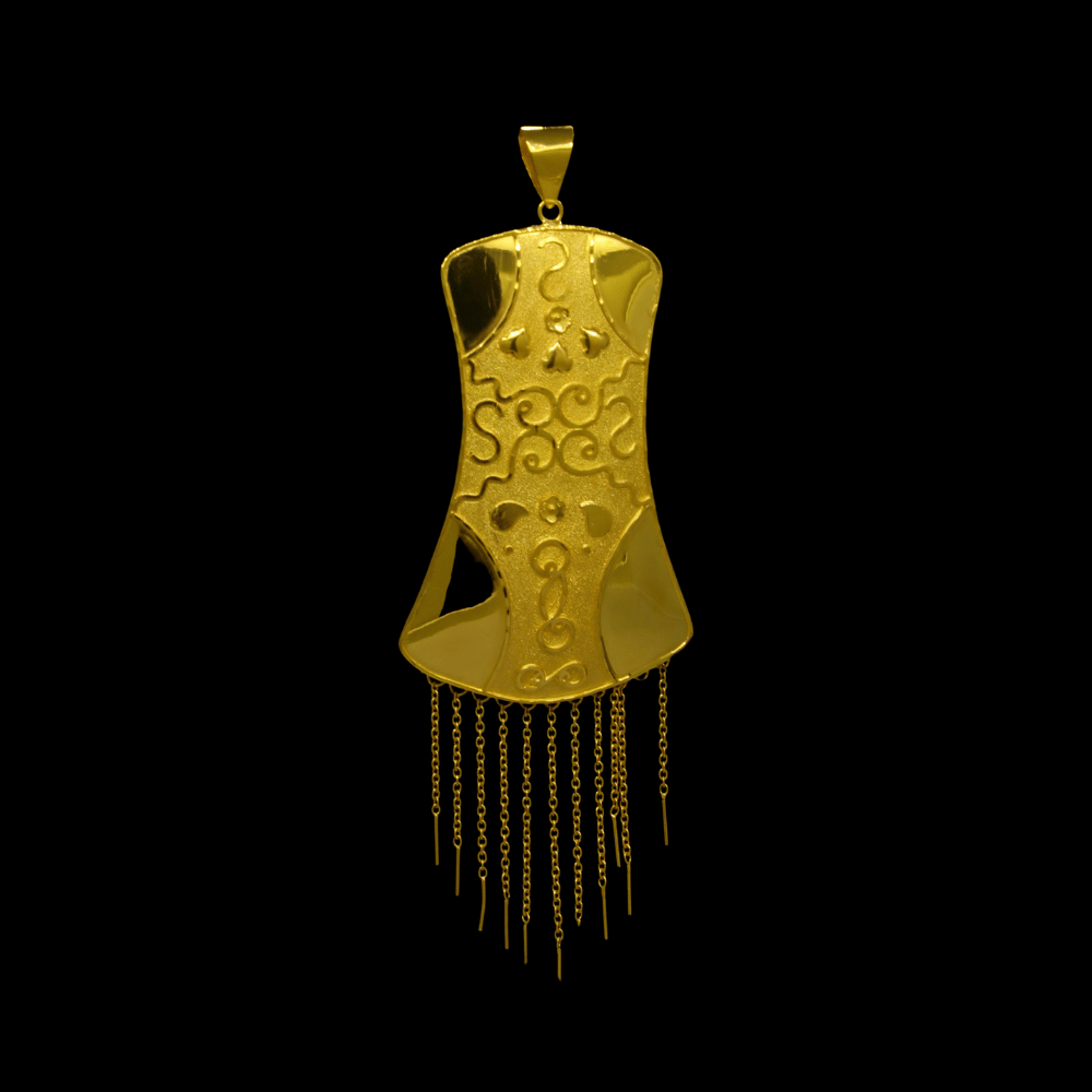 21K Gold Pendant 