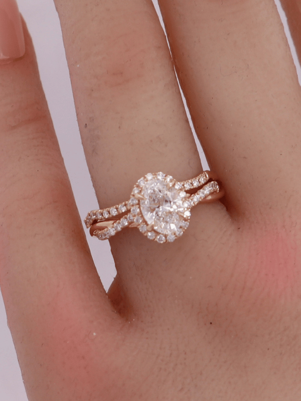 Lab Grown Diamond Bridal Set  