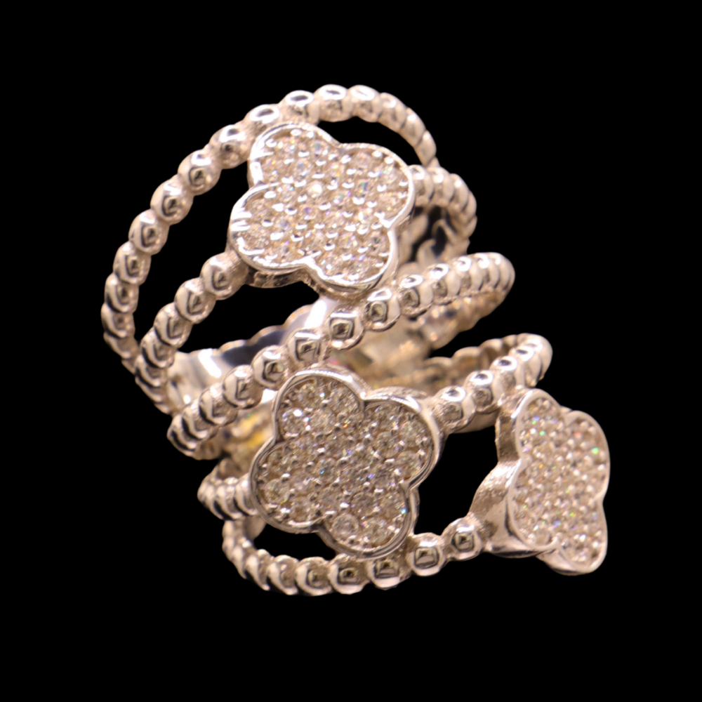 18K White Gold Ring