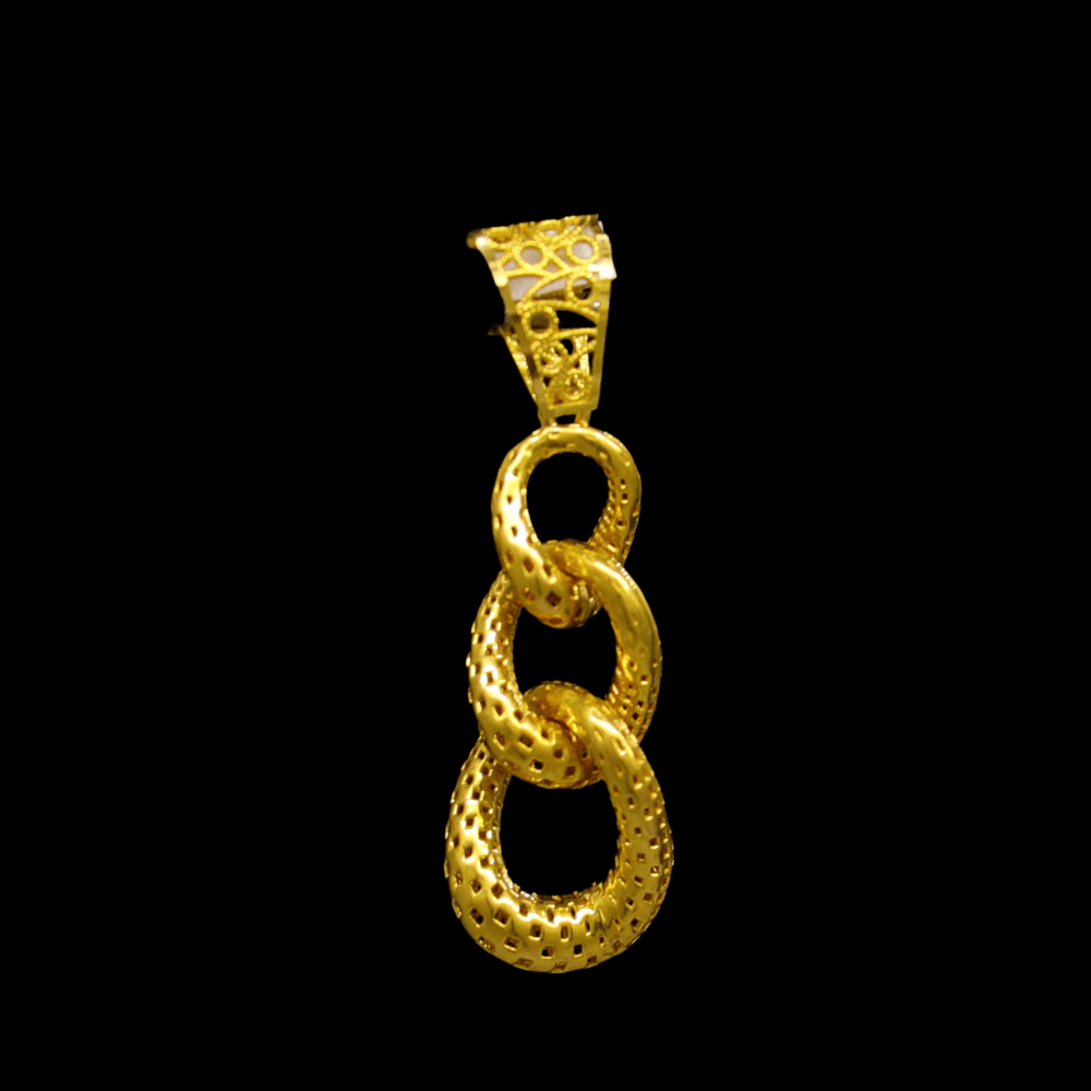 21K Gold Pendant 