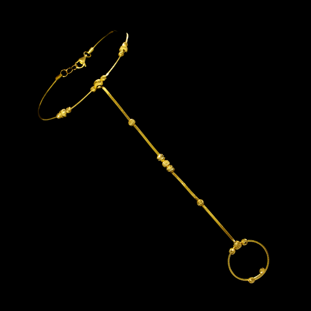 22k Gold Hand Bracelet
