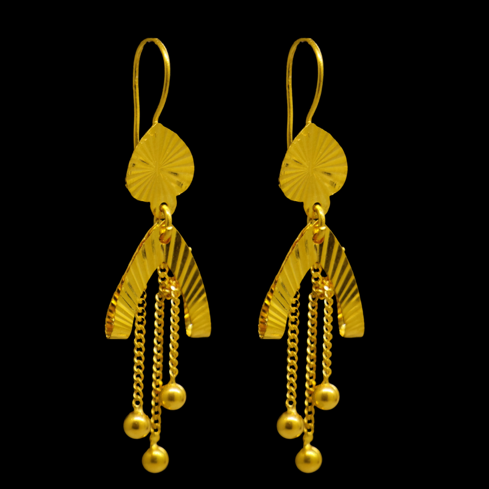 21K Gold Earrings