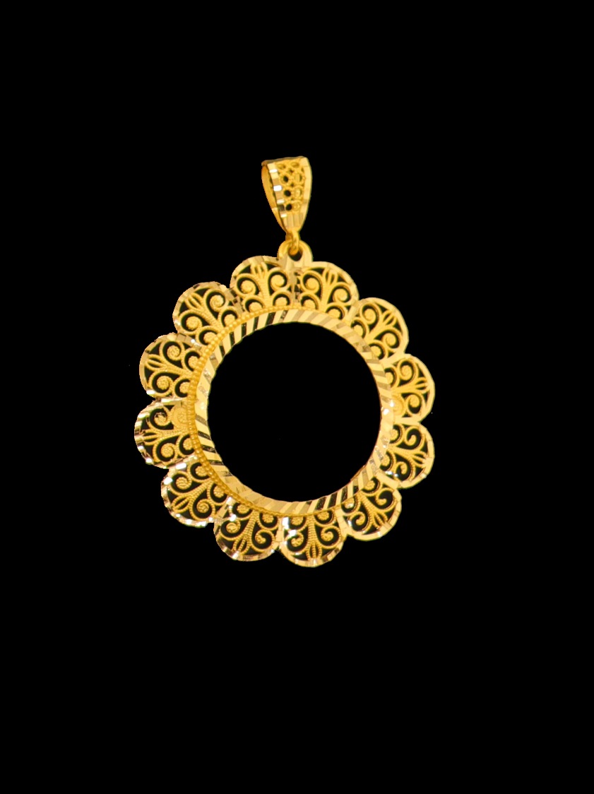 21K Gold Coin Frame