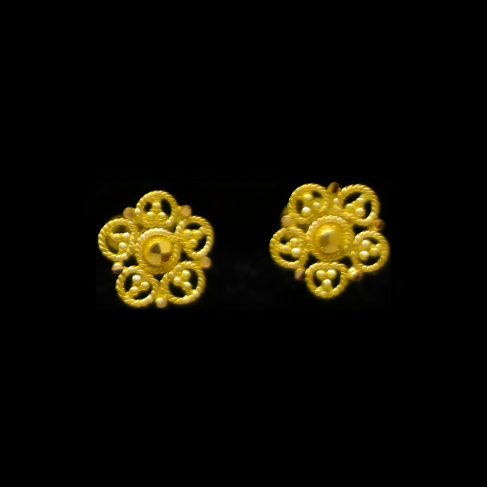 22K Gold Earrings   