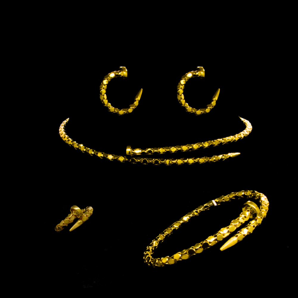 21K Gold Himo Necklace Set