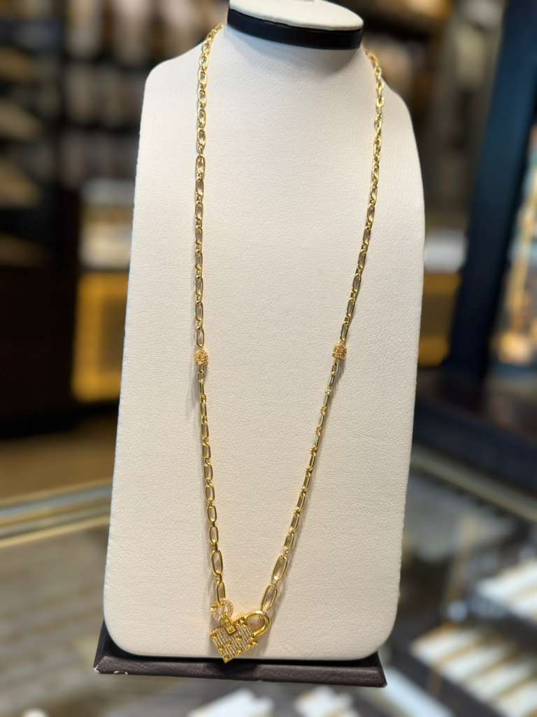21K Gold Necklace Lazurde