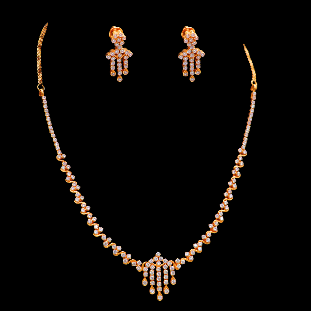 22K Gold Necklace Set  