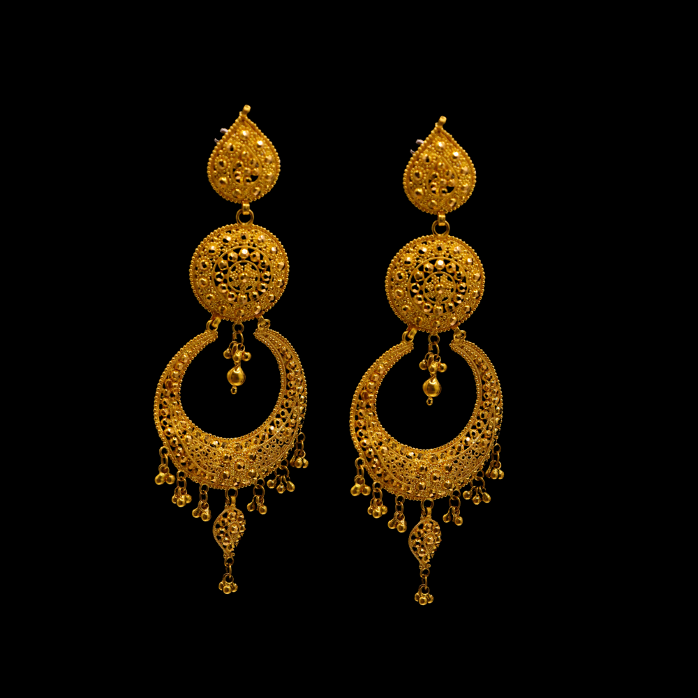 22K Gold Earring
