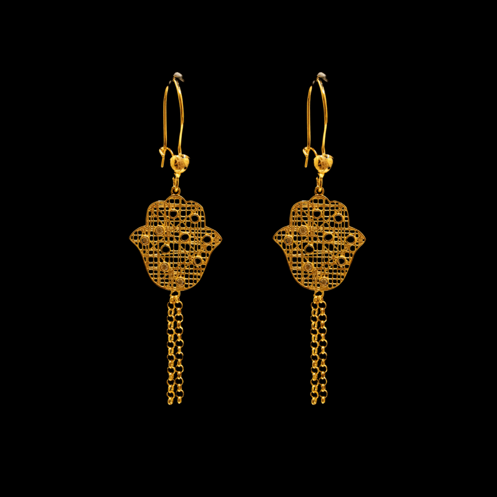 21K Gold Earrings  
