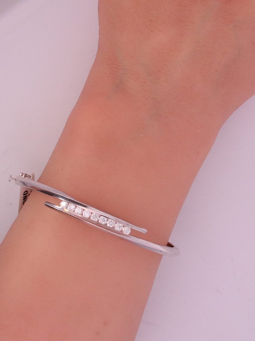 Diamond Bangle Bracelet