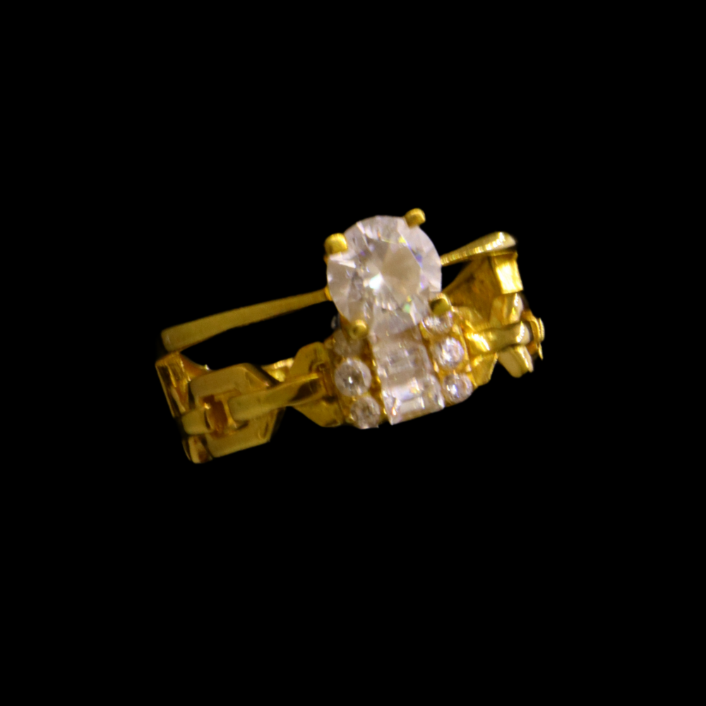 21K Gold Bridal Ring