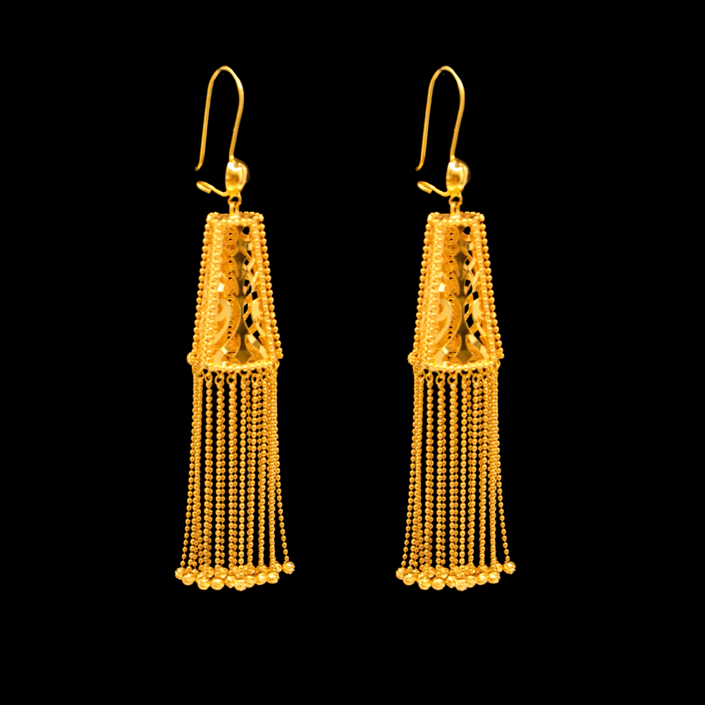 21K Gold Earrings