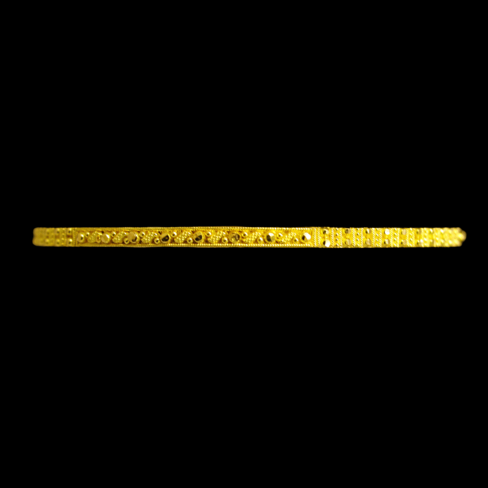 22K Gold Bangle Set Of  1 (S) 