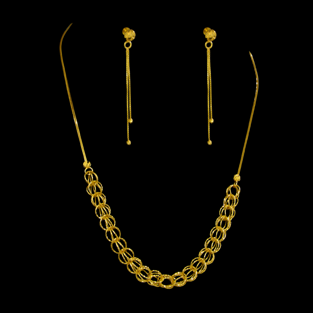 22K Gold Necklace Set