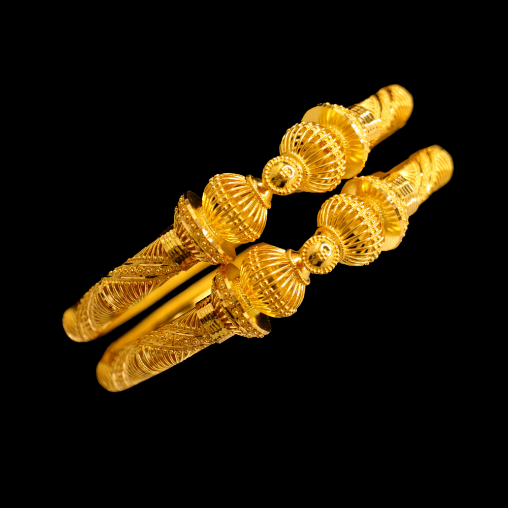 22K Gold Bangle Bracelet