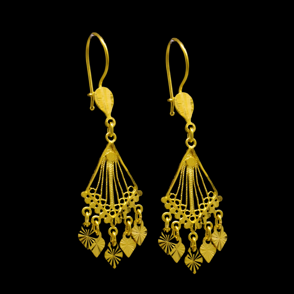 21K Gold Earrings