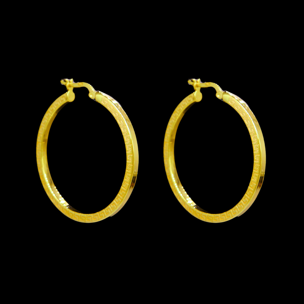 21K Gold Earrings  