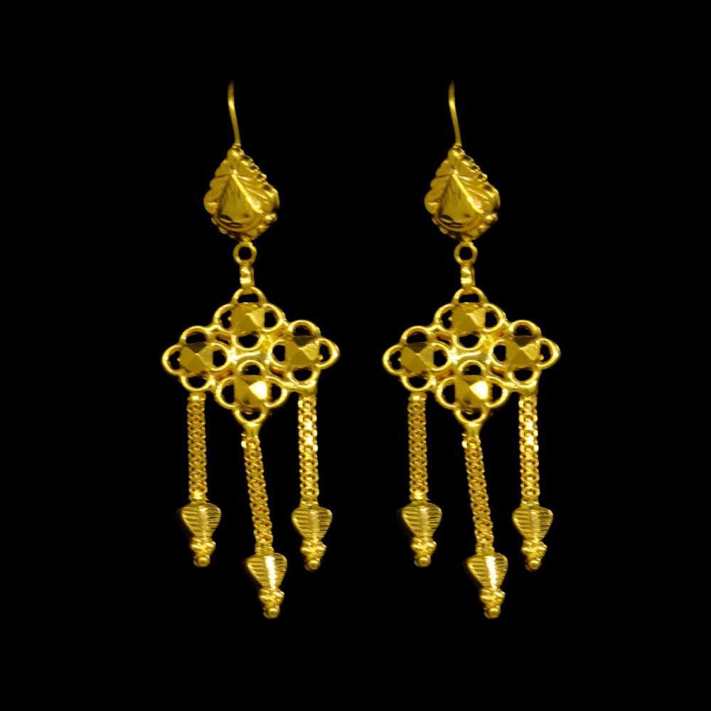 21K Gold Earrings