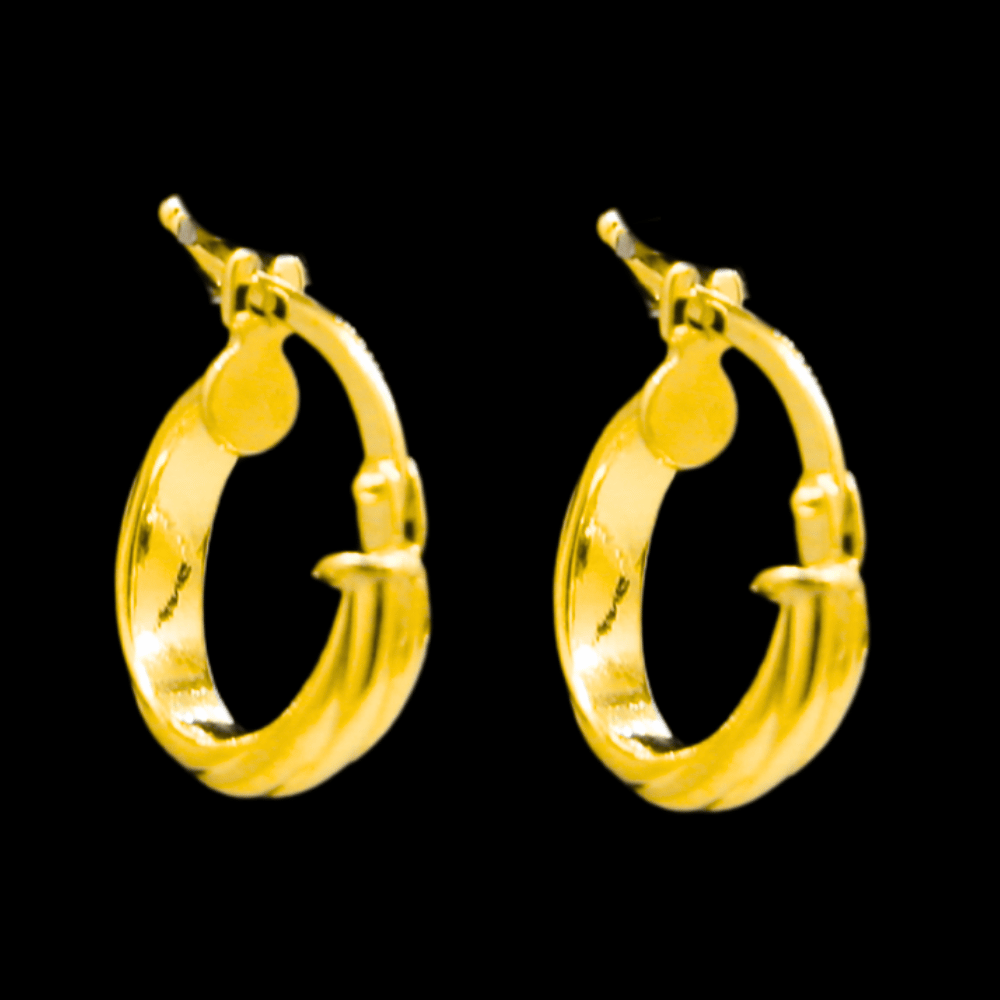 18k Gold Earrings 